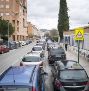 Dubbel parkeren in Spanje